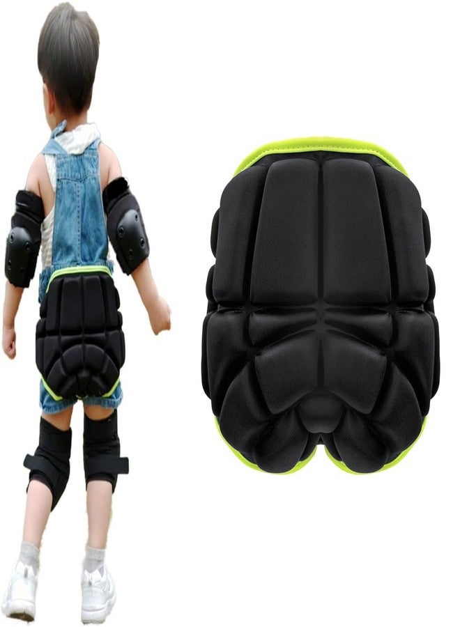 BODLYL Protective Butt Pads, Children Extreme Sports Hip Protection for Skating & Roller Hockey - Pants Kids Skate Pads Impact Shorts (Black) (Under 12 Years Old) - Image 1