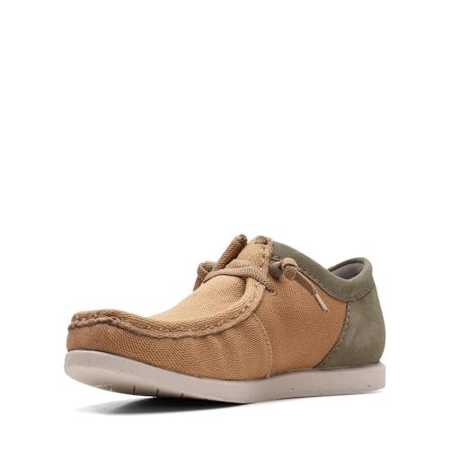 clarks مجموعة كلاركس أحذية شاكرا لايت للرجال، موك موكاسين، رمل داكن، 9.5 M - Image 1