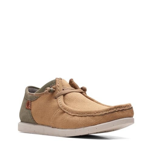 clarks مجموعة كلاركس أحذية شاكرا لايت للرجال، موك موكاسين، رمل داكن، 9.5 M - Image 5