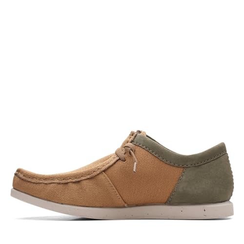clarks مجموعة كلاركس أحذية شاكرا لايت للرجال، موك موكاسين، رمل داكن، 9.5 M - Image 2