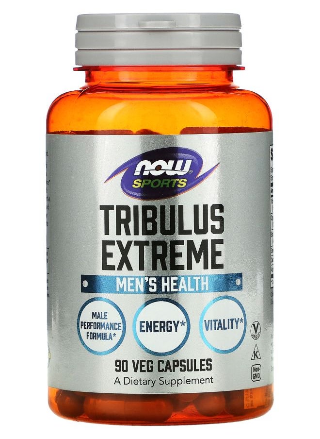 now - Sports Tribulus Extreme Men's Health 90 Veg Capsules - Image 1