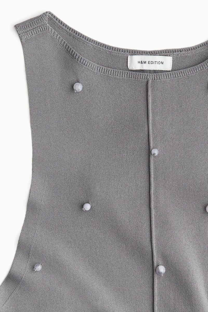 H&M Bead-embellished top