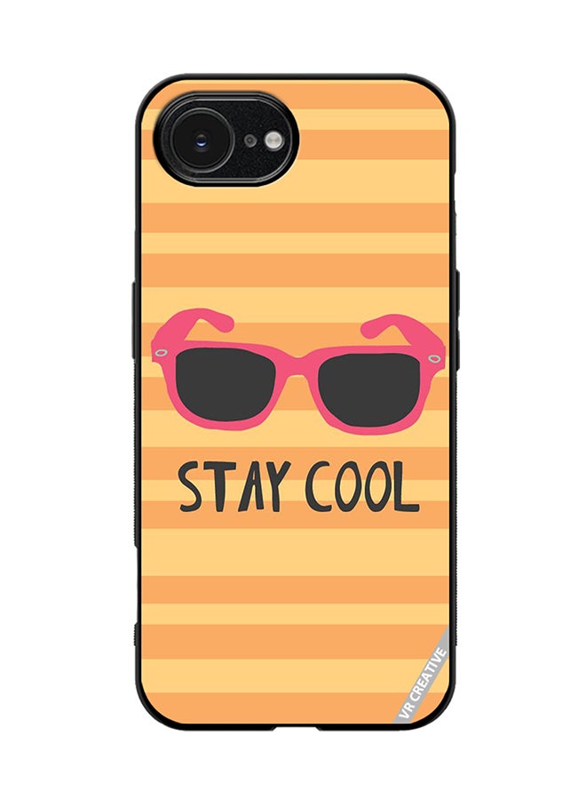 Protective Case Cover For Apple iPhone 16e Stay Cool Design Multicolour