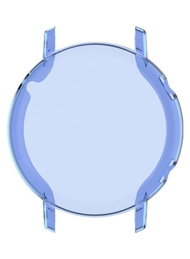 NIBEMINENT Full Coverage Protective Case With Screen For Huawei Watch GT2 42mm Transparent Blue - Image 3