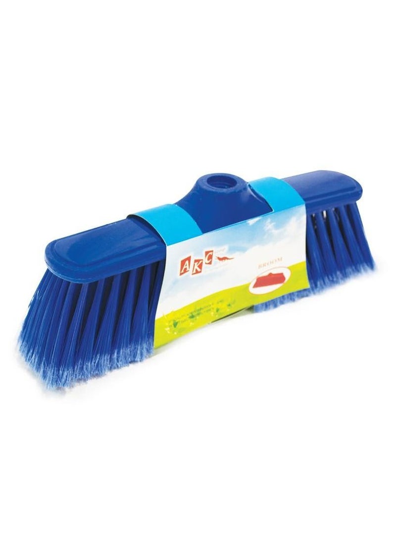 AKC Soft Broom and Metallic Handle with Screw Thread & Grip 27 x 3.5 cm  - Image 1