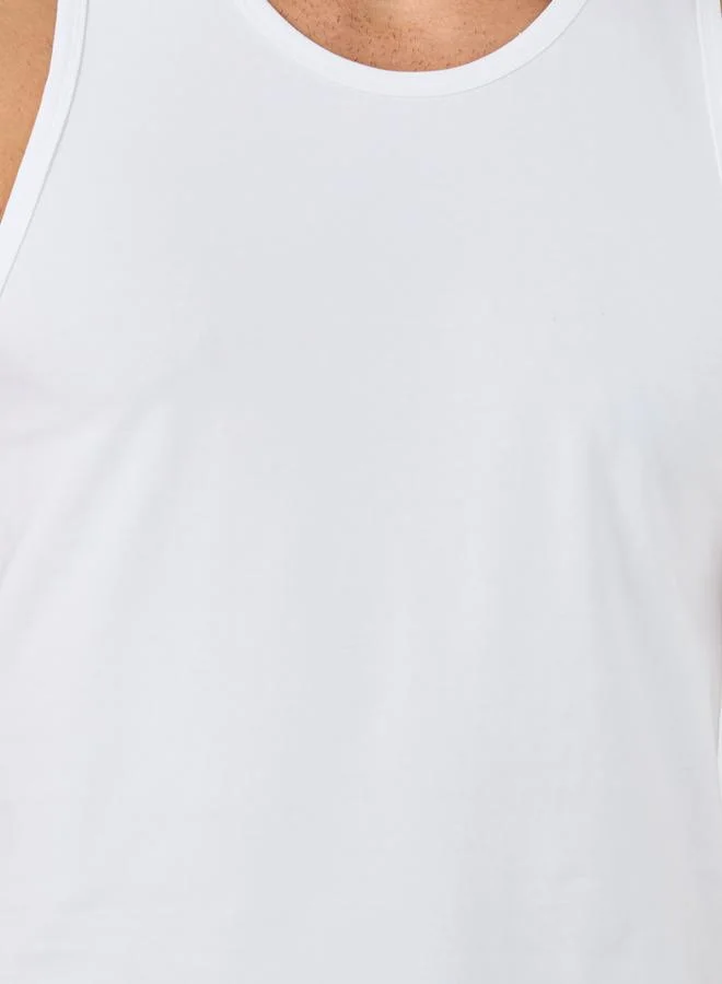 Styli Styli Set of 5 - Round Neck Cotton Stretch Vest