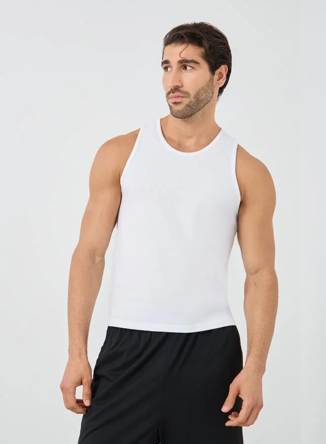 Styli Styli Set of 5 - Round Neck Cotton Stretch Vest