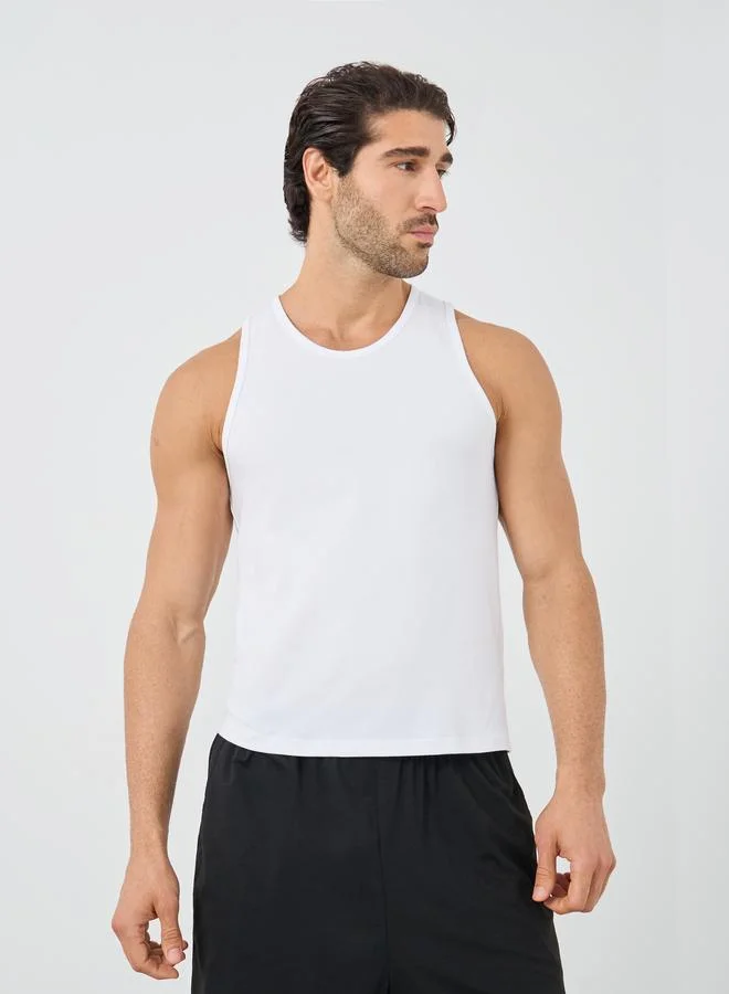 Styli Styli Set of 5 - Round Neck Cotton Stretch Vest