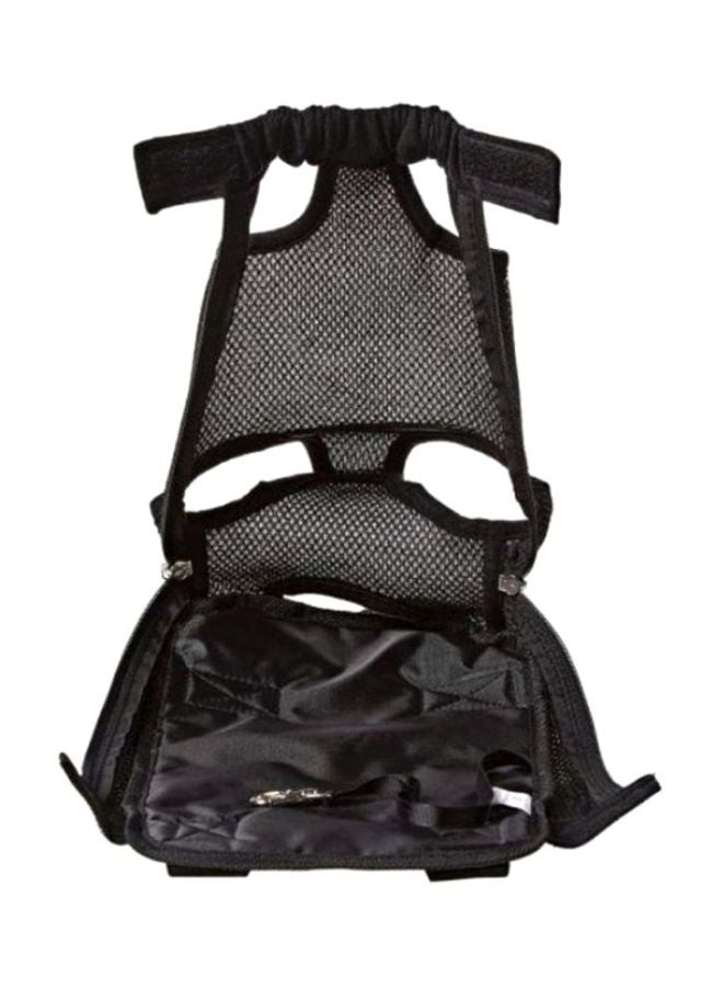 بيوينتي حقيبة ظهر لحمل الحيوان الأليف من قماش قابل للتهوية أسود M - Image 3