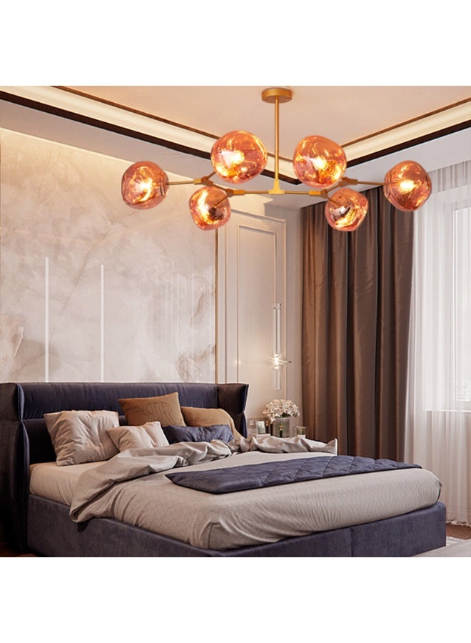 Modern irregular glass spherical chandelier  - Image 3