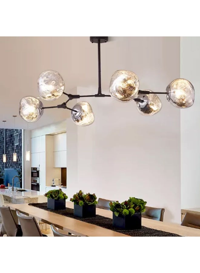 Modern irregular glass spherical chandelier  - Image 4