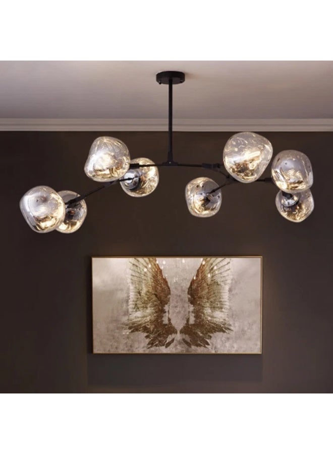 Modern irregular glass spherical chandelier  - Image 5