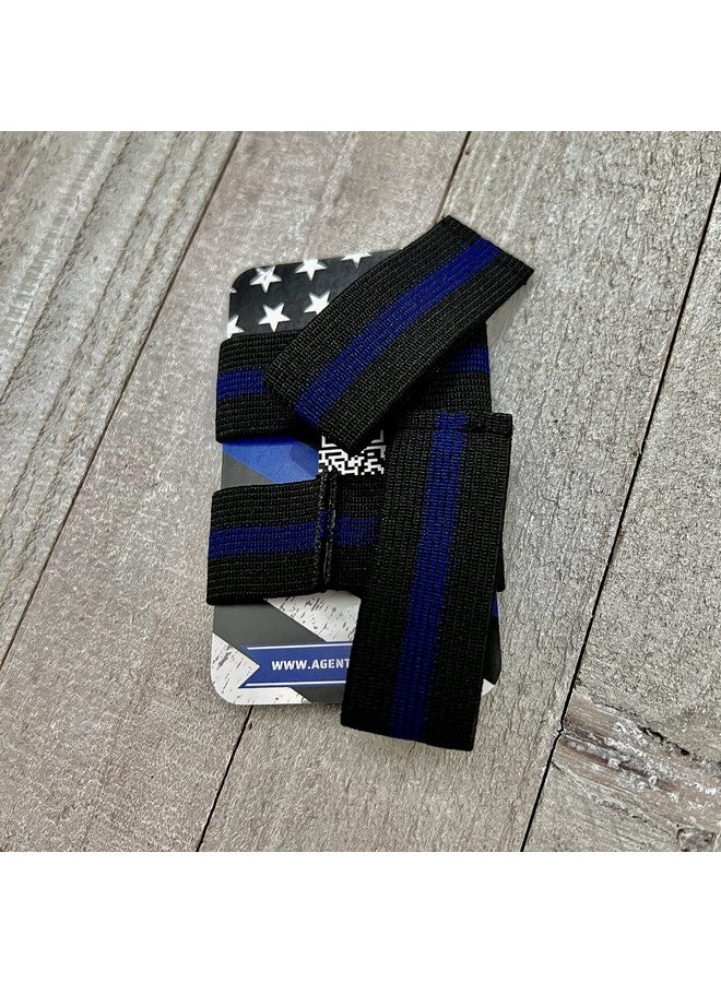Agent Gear USA Mourning Bands For Badges Thin Blue Line Elastic Mourning Bands Funeral Honor Bands 4 Pack - Image 4