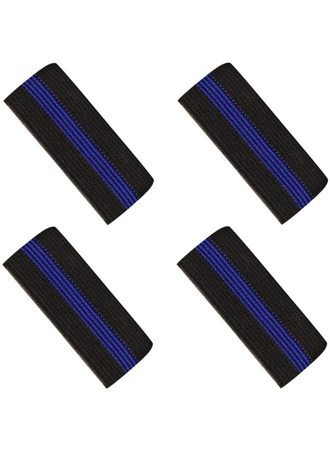 Agent Gear USA Mourning Bands For Badges Thin Blue Line Elastic Mourning Bands Funeral Honor Bands 4 Pack - Image 1