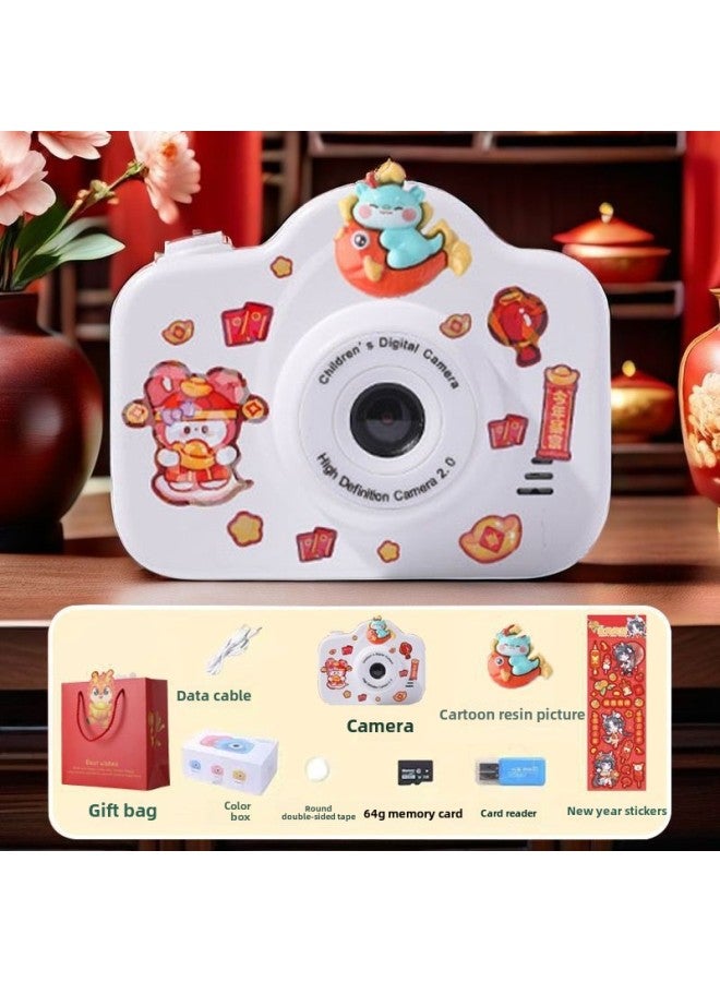 Generic Children's Camera Toy Photographable Printable Baby Camera Colored Polarets Birthday Gift For Boys And Girls-Body Color: *hd Dual Camera 64g One-year Warranty  - Image 1