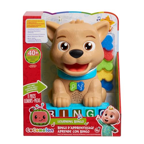 Just Play Cocomelon Count & Learn Bingo, 11-pieces, 40+ Learning Phrases, Early Learning and Education, Kids Toys for Ages 18 Month - Image 1