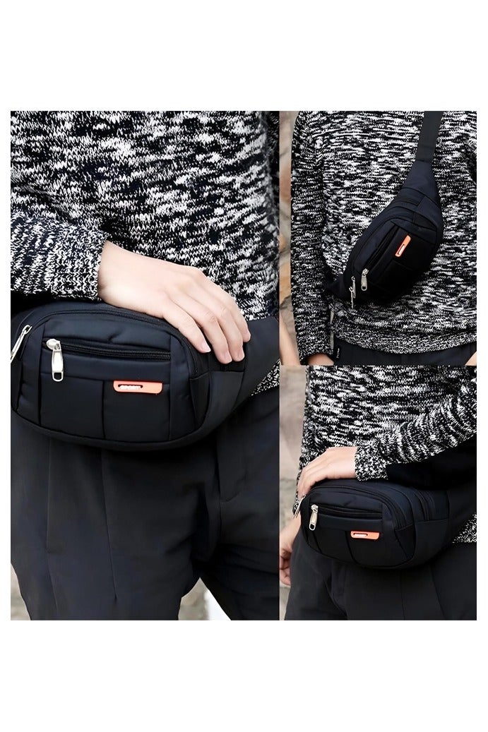 سبورت سعة كبيرة مقاومة للماء حقيبة الخصر السفر الرجال النساء عبر الجسم الكتف سلينغ كيس تشغيل الحزام للسفر تشغيل المشي لمسافات طويلة الركض الرياضة - Image 5