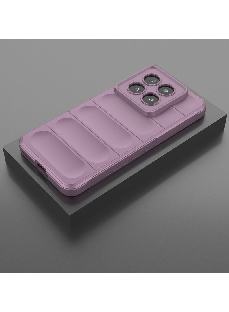 GOLDEN MASK GOLDEN MASK Compatible With Xiaomi 14 Pro Magic Case ShockProof (Purple)  - Image 3