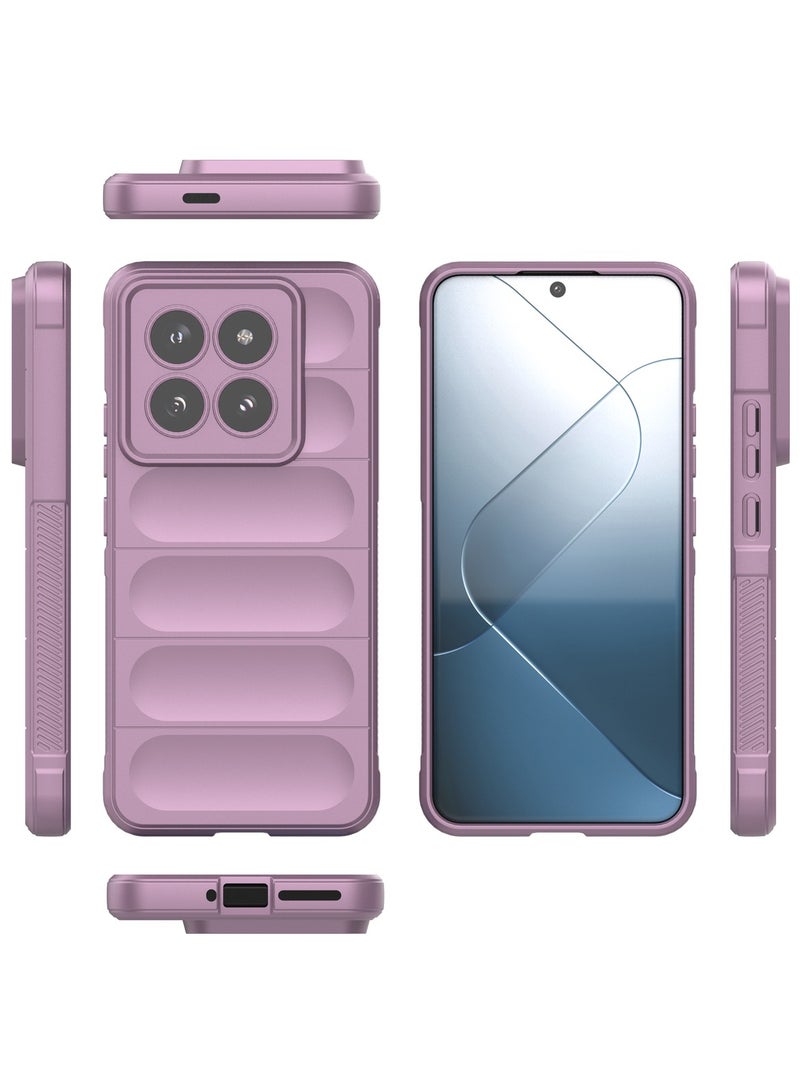 GOLDEN MASK GOLDEN MASK Compatible With Xiaomi 14 Pro Magic Case ShockProof (Purple)  - Image 2