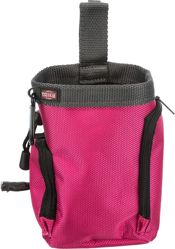 Trixie : - Baggy 2 in 1 Snack Bag for Dogs | Dual Functioning Baggy to Carry on Pet Adventures | Doubles as a Doggy Dirt Bag Dispenser on One Side | Attaches to Your Belt with a Clip and Loop Feature - Image 3