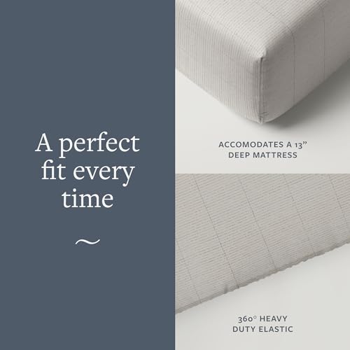 GroundLuxe Organic Fitted Grounding Sheet in Gray for a King Size Bed - Image 4