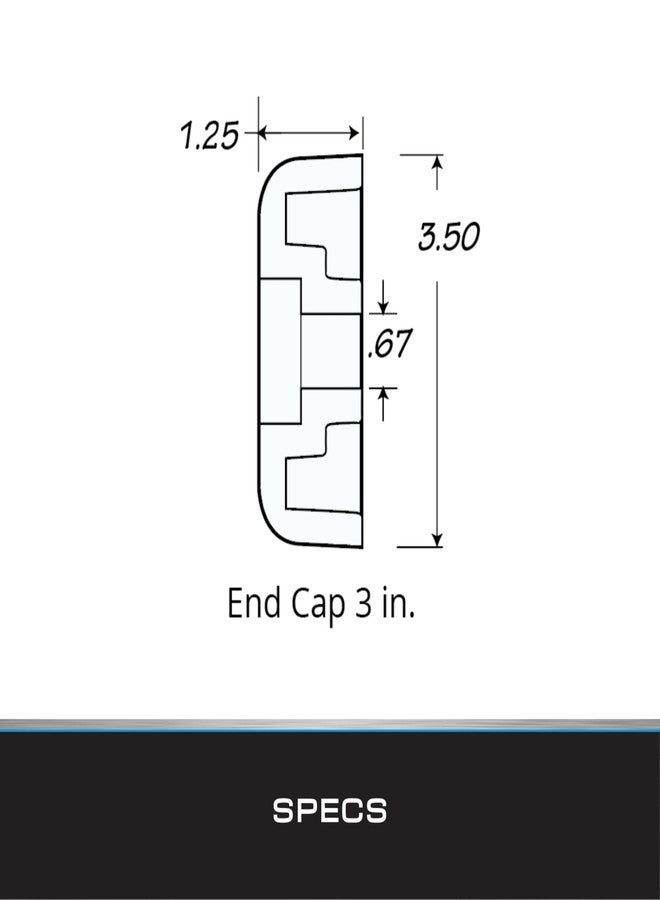 تاي داون غطاء حماية الهيكل من شركة Tie Down Engineering، رقم الموديل 86198، مقاس 5/8 بوصة × 3-1/2 بوصة، لون كهرماني وأصفر، قياسي - Image 2