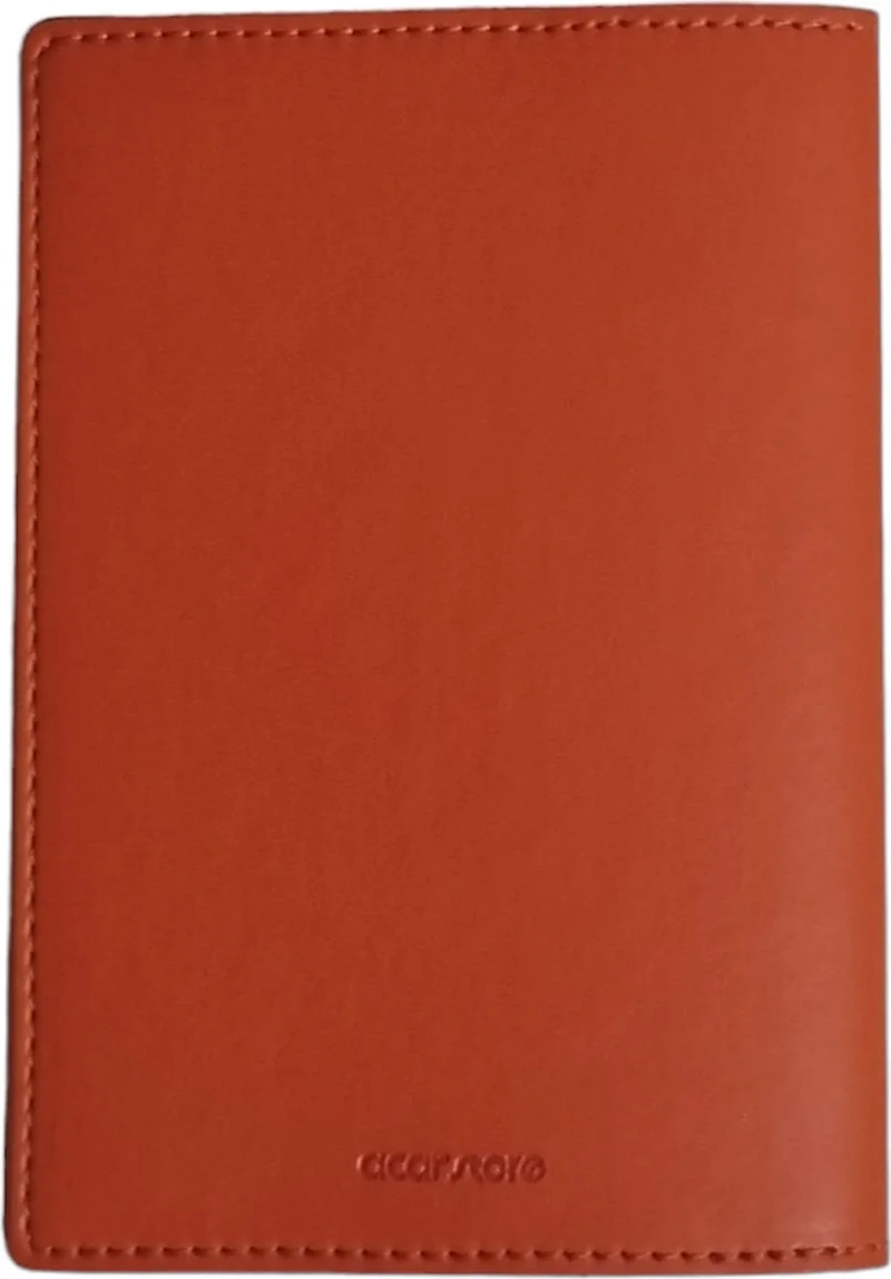 Smyrna Mira Apple Leather (Sustainable Material)Passport Cover Passport Holder Wallet Orange