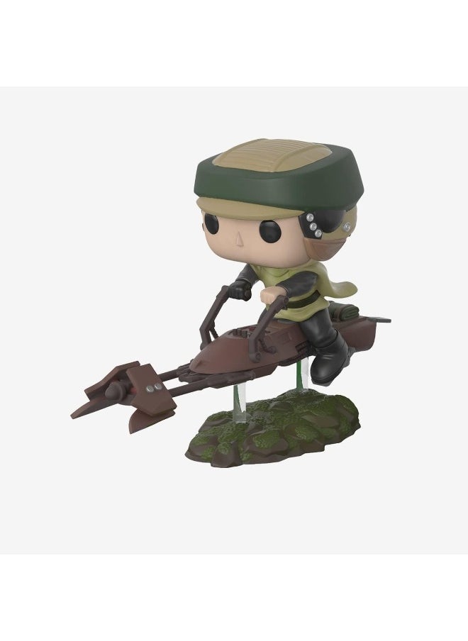 POP! Luke Skywalker Chase Edition With Speeder Bike Funko Pop! Vinyl Figure  - Image 4