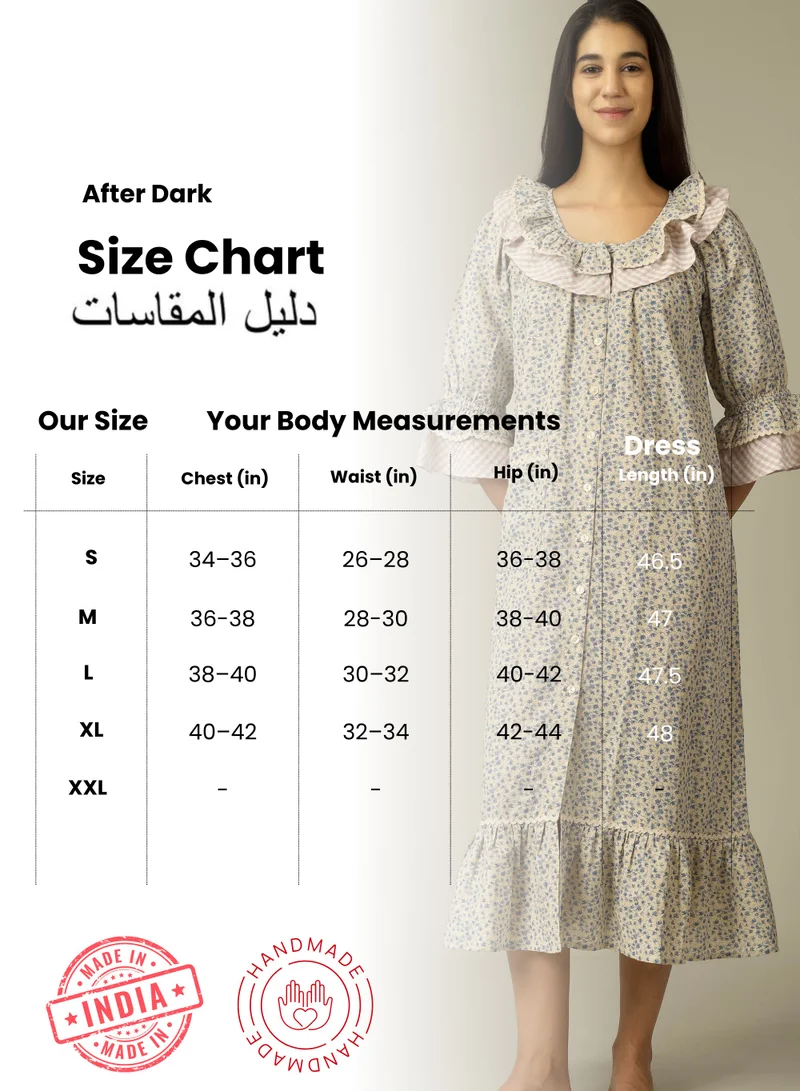 After Dark Maghra, Beige Nightdress