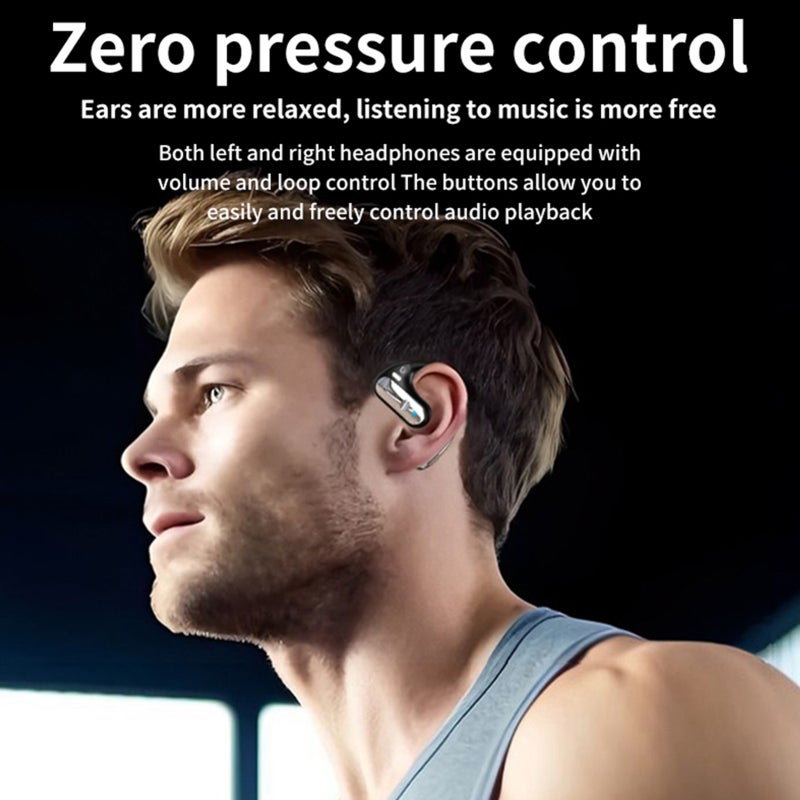 Wireless Bluetooth Earbuds: Black BT 5.3 Chip DT5.0 Directional Sound - HiFi Sound Quality Panoramic Surround Sound for Daily Listening Gaming - Image 5