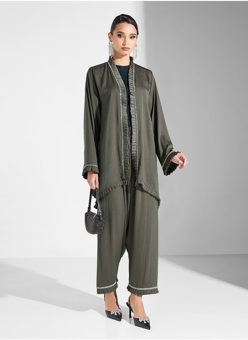 hayas closet V-Neck Blouse & Pants Set  - Image 1
