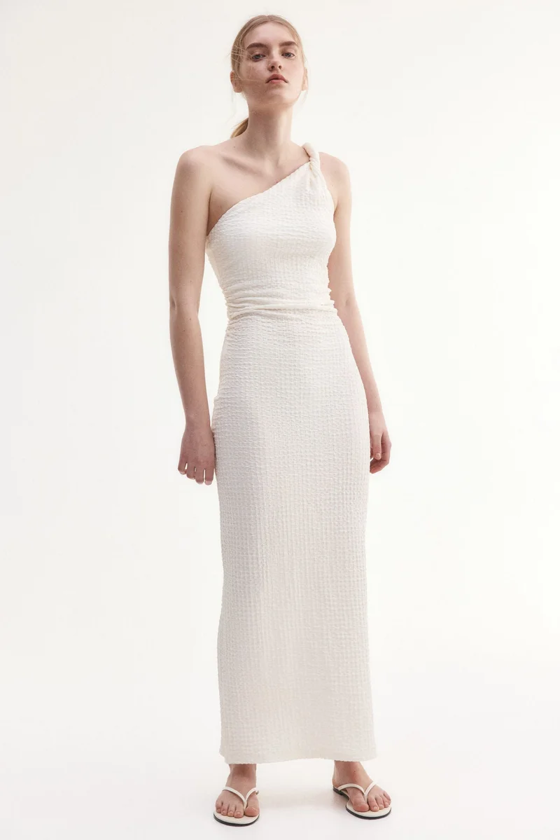 H&M One-shoulder bodycon dress