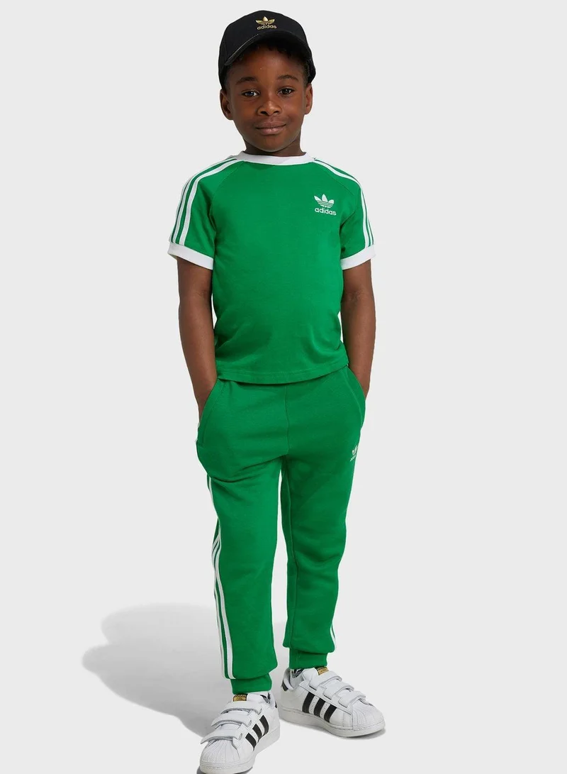 Adidas 3STRIPES TEE Green Originals Kids T-SHIRTS