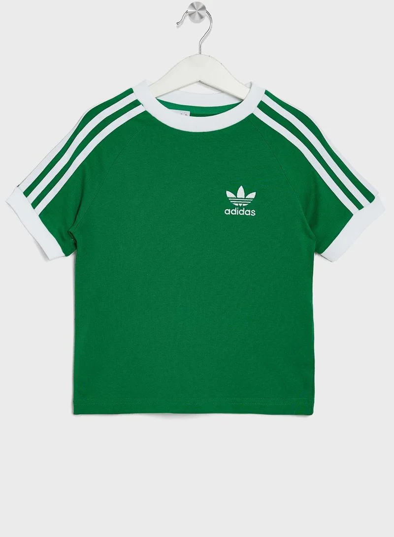 Adidas 3STRIPES TEE Green Originals Kids T-SHIRTS