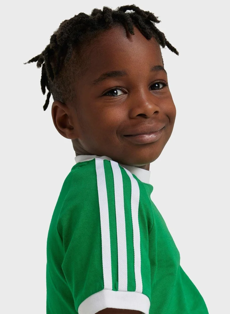 Adidas 3STRIPES TEE Green Originals Kids T-SHIRTS