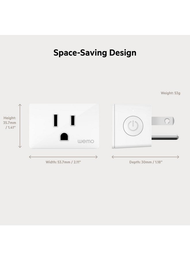 belkin Wemo Smart Plug with Thread - Smart Outlet for Apple HomeKit - Smart Home Products, Smart Home Lighting, Smart Home Gadgets - Homekit Smart Plug - Tech Gifts - Works W/ Apple iPhone, Easy NFC Set Up - Image 4