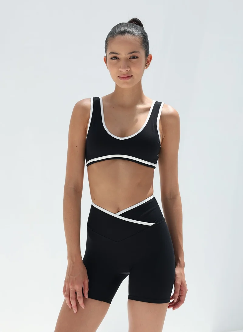 Mohuki Black Contour Active Short for Women | Best Price UAE