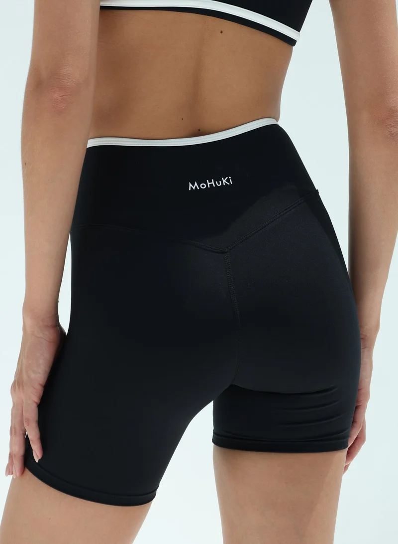 Mohuki Black Contour Active Short for Women | Best Price UAE