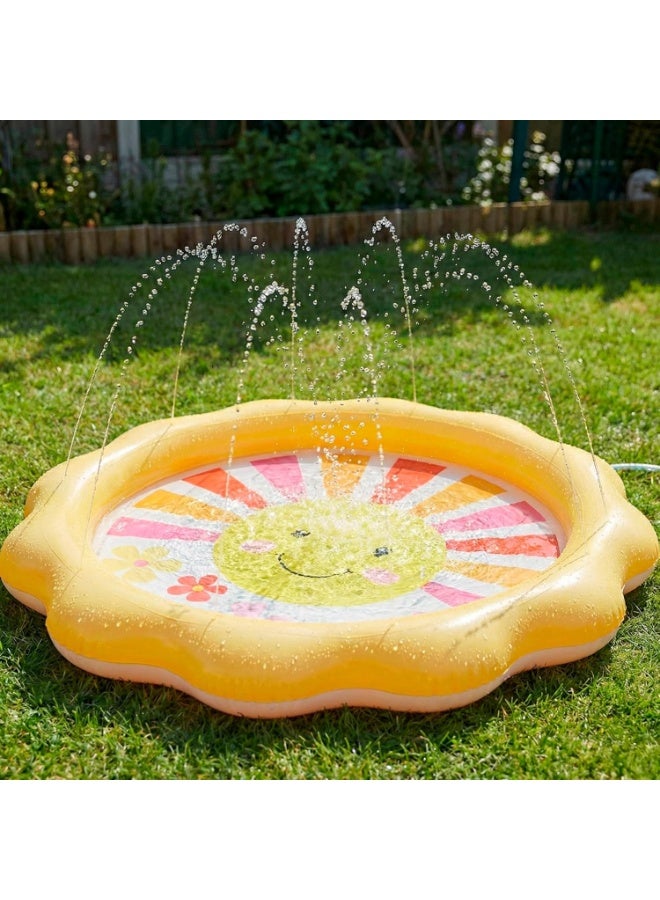 Intex Sunny Rays Spray Pool 56126NP (Inflated 104 x 104 x 13cm) - Image 5