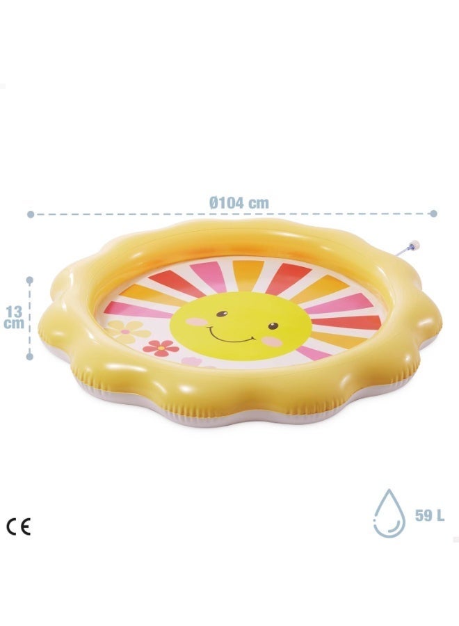Intex Sunny Rays Spray Pool 56126NP (Inflated 104 x 104 x 13cm) - Image 2