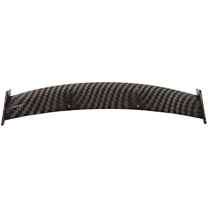 ريحني جناح Gt Spoiler بنمط ألياف كربونية مستقر لامع لجناح جناح شامل للسيارة صغير - Image 5
