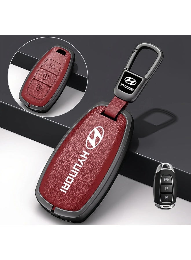 Suitable for the car key covers of Hyundai ix35, Hyundai ix25, Hyundai Sonata,Hyundai elantra, Hyundai Santafe and Hyundai Mistra.High-end car key cover - Image 1