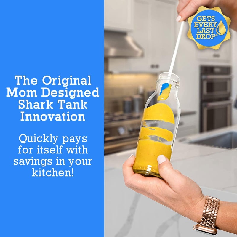 Spatty Daddy Kitchen Spatula Set (6 and 12 Inch Blue) Shark Tank, Christmas Stocking Stuffers, Kitchen Gadgets, Kitchen Utensils, Adult Stocking Stuffers, Gifts for Mom and Grandma, Cooking Gifts - Image 1