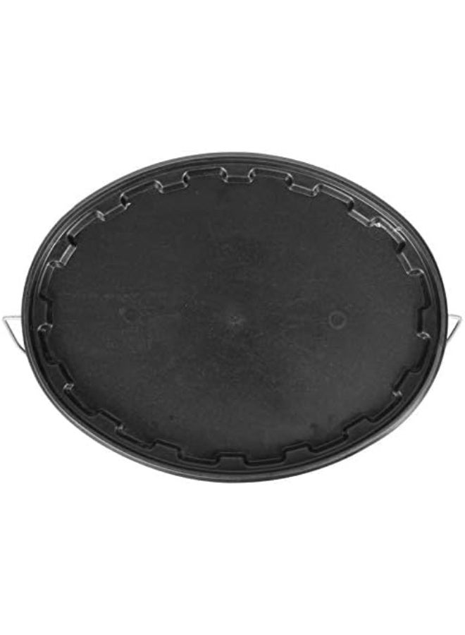 Beorol دلو ABS مع غطاء ومقبض معدني مرن لعمال البناء، البستانيين، الهواة، الرسامين (18 لتر) - Image 4