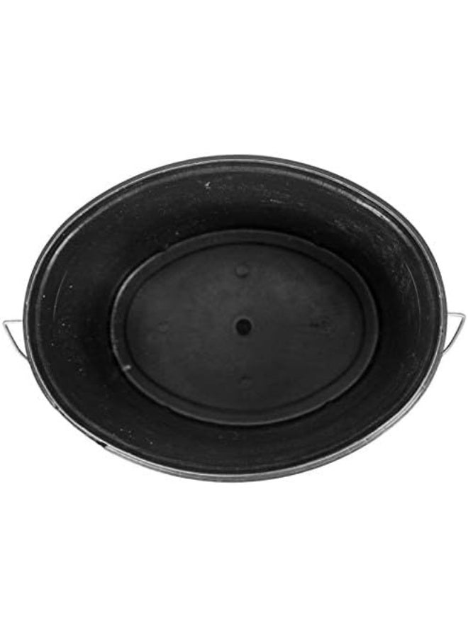 Beorol دلو ABS مع غطاء ومقبض معدني مرن لعمال البناء، البستانيين، الهواة، الرسامين (18 لتر) - Image 3