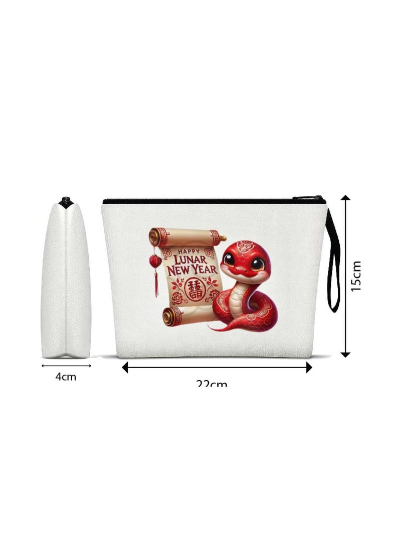 China Cosmetic Bag-Eco-Friendly Reusable Makeup Organizer-Ideal For Travel,Daily Use And Survivors-Perfect Makeup Pouch-Printed Design Cosmetic Bag For Women - Image 2