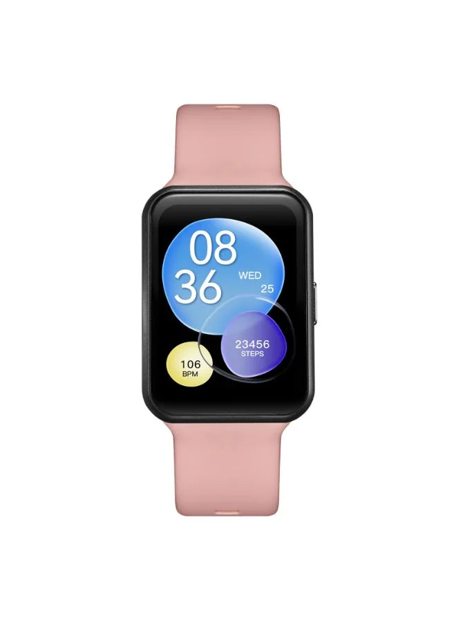 KENNETH SCOTT Kenneth Scott KBLZ-XSBBP Unisex Smart Display Watch & Silicone Strap Black & Baby Pink