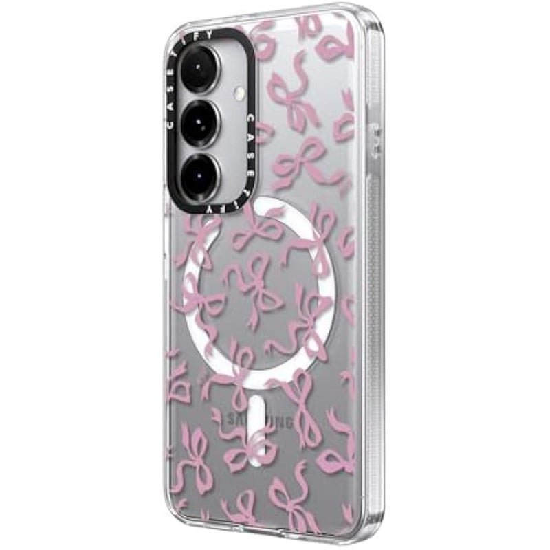 CASETIFY Magnetic Clear Galaxy S25 Case 【Compatible with Magsafe】 - Bows - Image 5