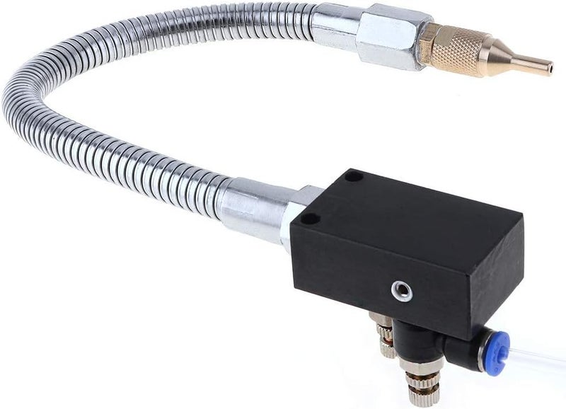 ChgImposs Mist Coolant Lubrication Spray System With Check Valve and Stainless Steel Flexible Pipe for Metal Cutting Engraving Cooling Machine/Air Pipe CNC Lathe Milling Drill - Image 4