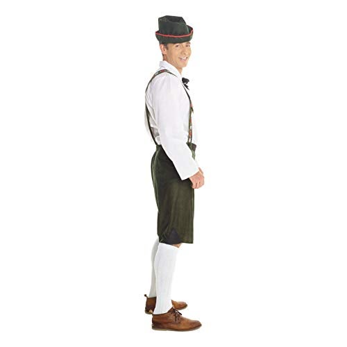 Morph Lederhosen Men Costume, Bavarian Oktoberfest Outfit, German Traditional Attire for Men, Festive Celebration Wear, X-Large - Image 4
